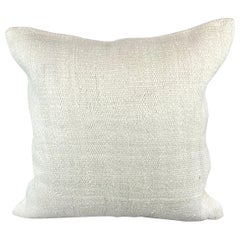 20 x 20 Hemp Türkisches Kissen, natürliches grauweißes Kissen, Kissenbezug #6605