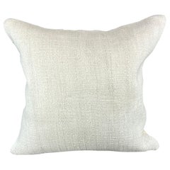 20 x 20 Hemp Türkisches Kissen, natürliches grauweißes Kissen, Kissenbezug #6604