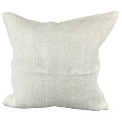 20 x 20 Hemp Türkisches Kissen, natürliches grauweißes Kissen, Kissenbezug #6532