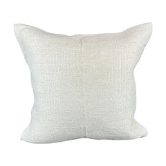 20 x 20 Cojín Turco de Cáñamo Blanco Grisáceo Natural Funda de Cojín #6596