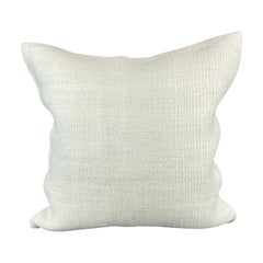 20 x 20 Cojín Turco de Cáñamo Blanco Grisáceo Natural Funda de Cojín #6518