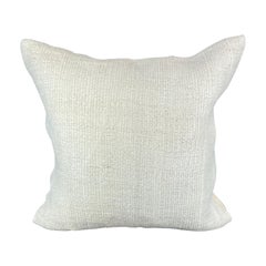 Cuscino turco in canapa 20 x 20 Nature grigio-bianco Copricuscino #6594