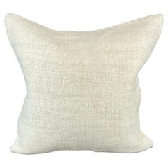 20 x 20 Cojín Turco de Cáñamo Blanco Grisáceo Natural Funda de Cojín #6530