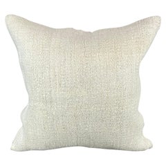 20 x 20 Hemp Turkish Cushion Natural Grayish White Pillow Cushion Cover #6523