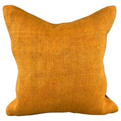 20 x 20 Cojín de cáñamo Cojín turco Cojín naranja natural Funda de cojín #6287