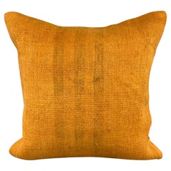 20 x 20 Cojín de cáñamo Cojín turco Cojín naranja natural Funda de cojín #6297