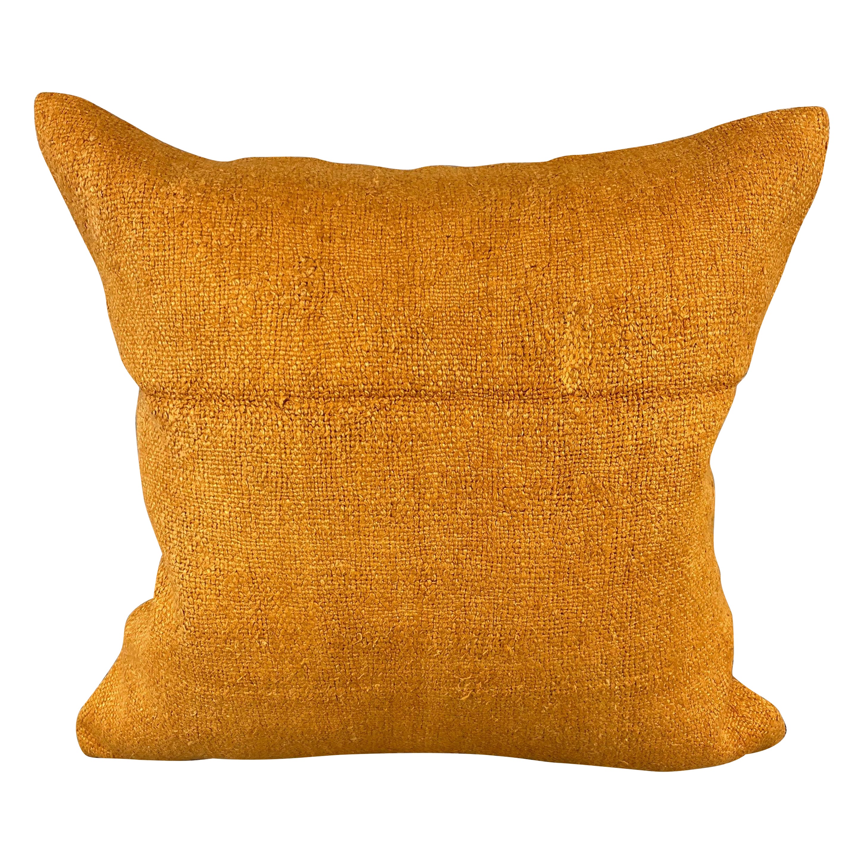 20 x 20 Cojín de cáñamo Cojín turco Cojín naranja natural Funda de cojín #6286