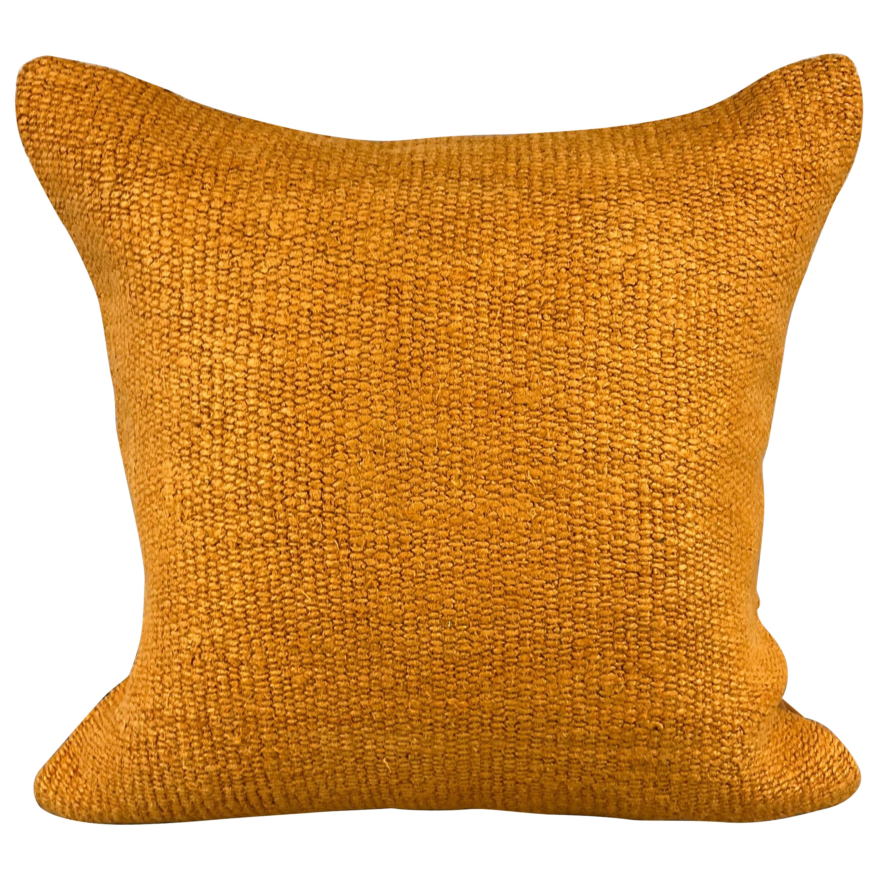 20 x 20 Cojín de cáñamo Cojín turco Cojín naranja natural Funda de cojín #6285