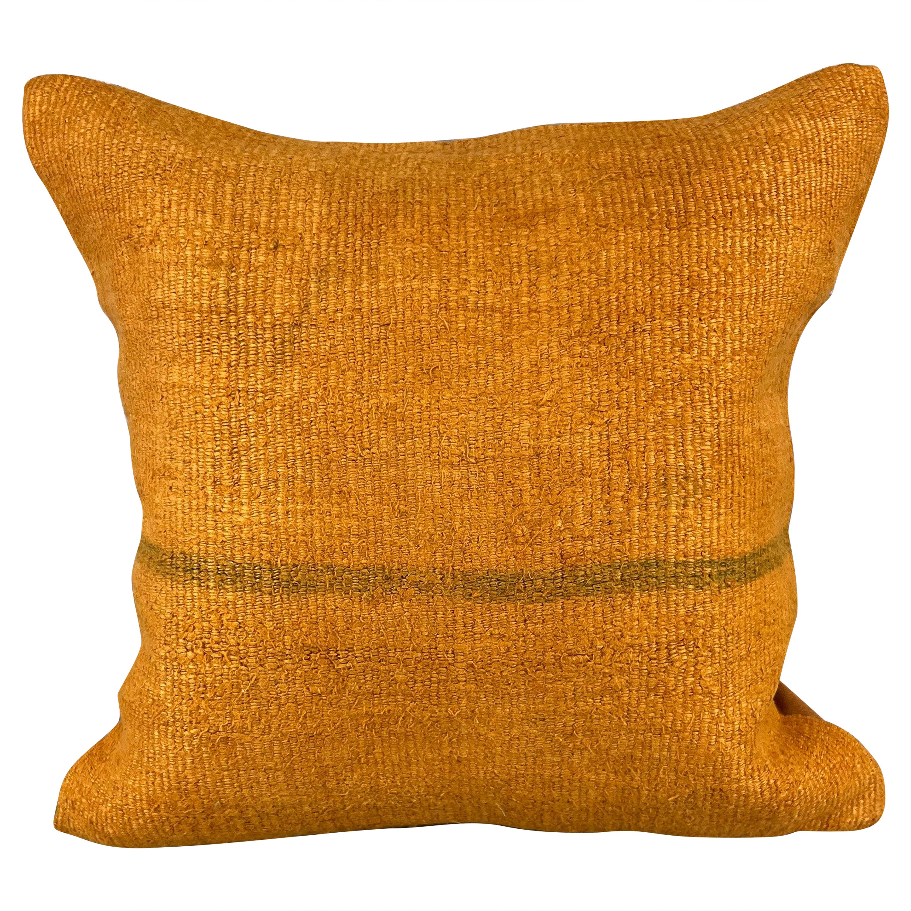 20 x 20 Cojín de cáñamo Cojín turco Cojín naranja natural Funda de cojín #6293 en venta
