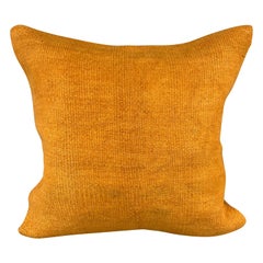 20 x 20 Cojín de cáñamo Cojín turco Cojín naranja natural Funda de cojín #6281