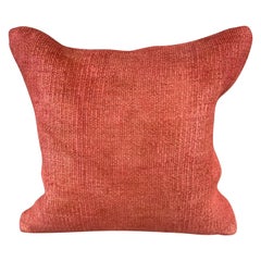 20 x 20 Cojín Turco de Cáñamo Natural Funda de Cojín Rojo Rosado #6462