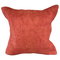 20 x 20 Cojín Turco de Cáñamo Natural Funda de Cojín Rojo Rosado #6468