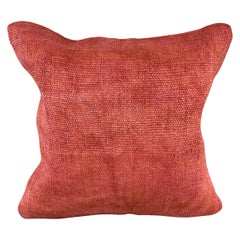 20 x 20 Cojín Turco de Cáñamo Natural Funda de Cojín Rojo Rosado #6472