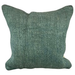 20 x 20 Almohada de cáñamo Cojín turco Almohada verde natural Funda de cojín #6365