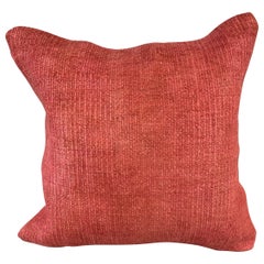 20 x 20 Cojín Turco de Cáñamo Natural Funda de Cojín Rojo Rosado #6476