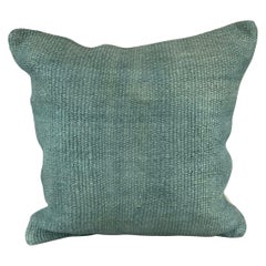 20 x 20 Cojín de cáñamo Cojín turco Cojín azul natural Funda de cojín #6363