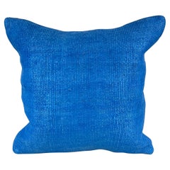 20 x 20 Cuscino Hempe Cuscino Turco Nature Blu Cuscino Copricuscino #6448