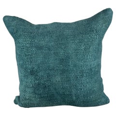 20 x 20 Almohada de cáñamo Cojín turco Almohada natural azul Funda de cojín #6413