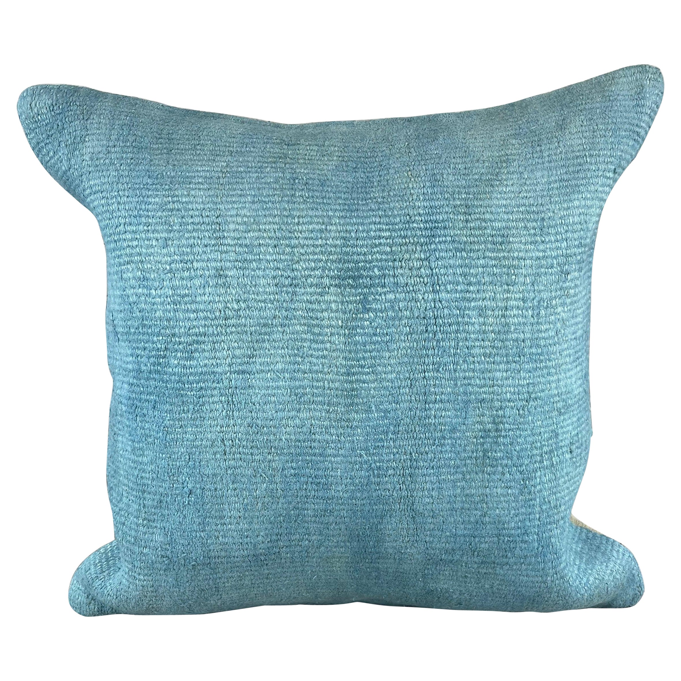 20 x 20 Cuscino in canapa Cuscino turco Nature Cuscino blu cielo Copri cuscino #6435