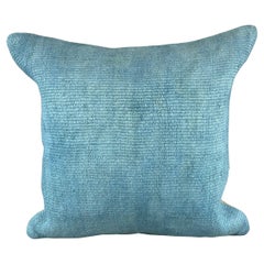 20 x 20 Almohada de cáñamo Cojín turco Almohada natural azul cielo Funda de cojín #6435
