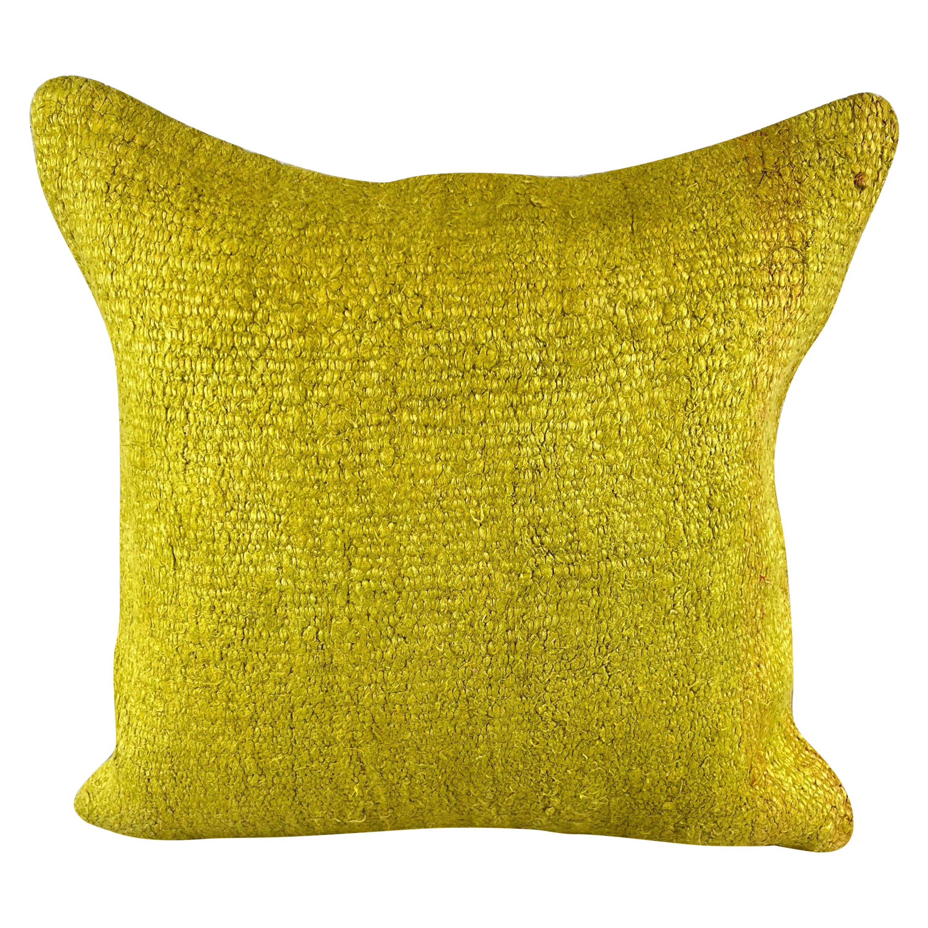 20 x 20 Hemp Kissen Türkisches Kissen Natürliches Grünes Kissen Cushion Cover #6310
