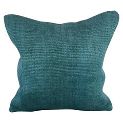 20 x 20 Hemp Kissen Türkisches Kissen mit natürlichem blauem Kissen-Kissenbezug #6427