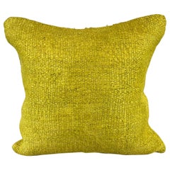 20 x 20 Hemp Pillow Turkish Cushion Natural Green Pillow Cushion Cover #6307