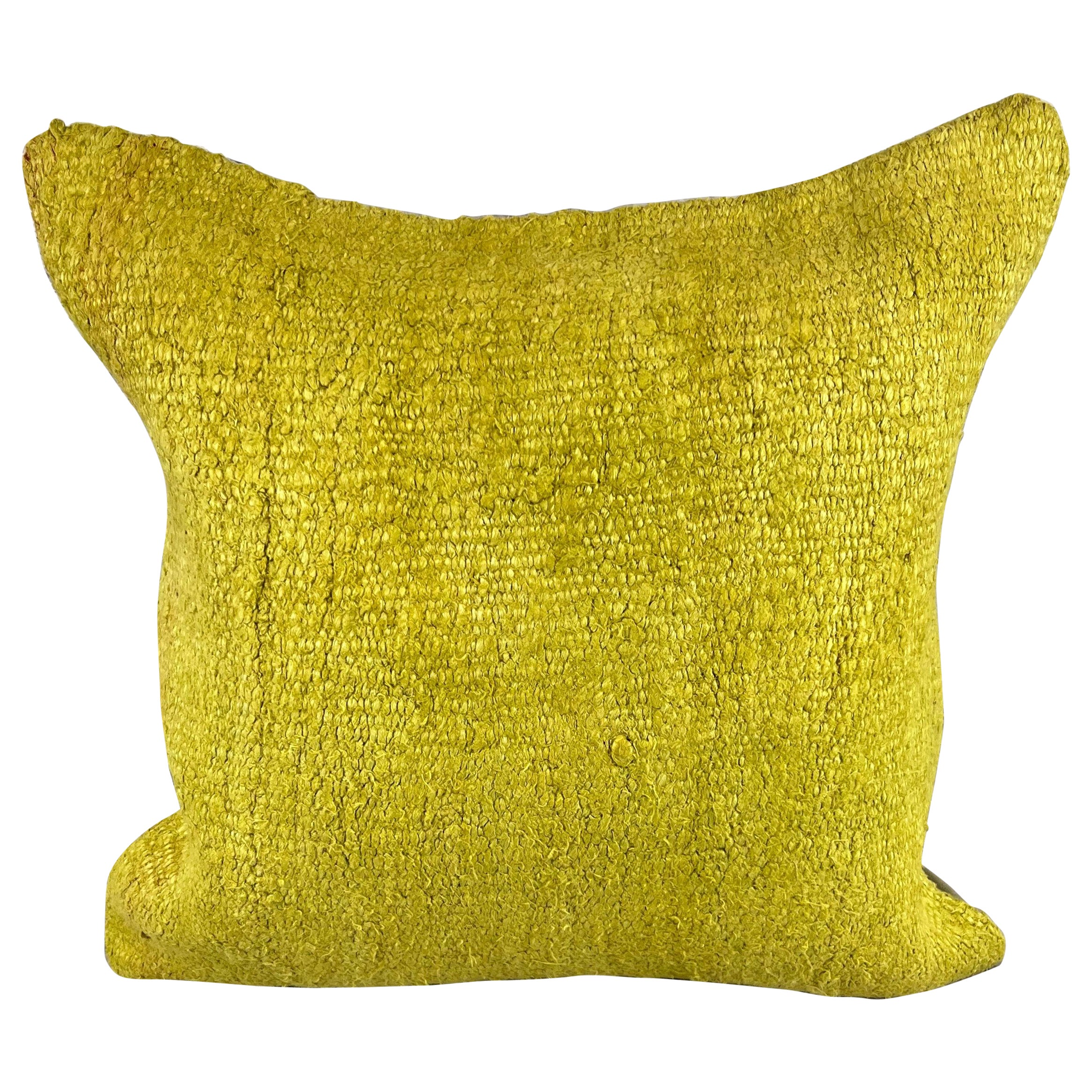 20 x 20 Hemp Kissen Türkisches Kissen Natürliches Grünes Kissen Cushion Cover #6308