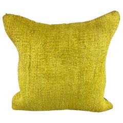 20 x 20 Hemp Pillow Turkish Cushion Natural Green Pillow Cushion Cover #6308