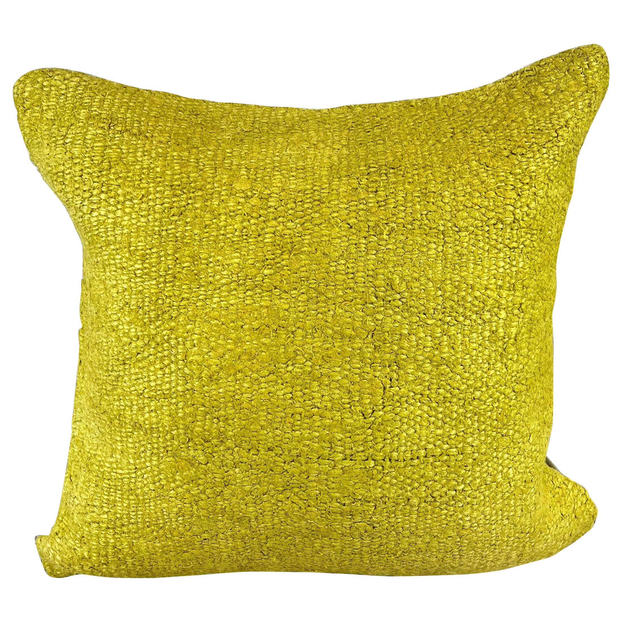 20 x 20 Hemp Kissen Türkisches Kissen Natürliches Grünes Kissen Cushion Cover #6317 im Angebot