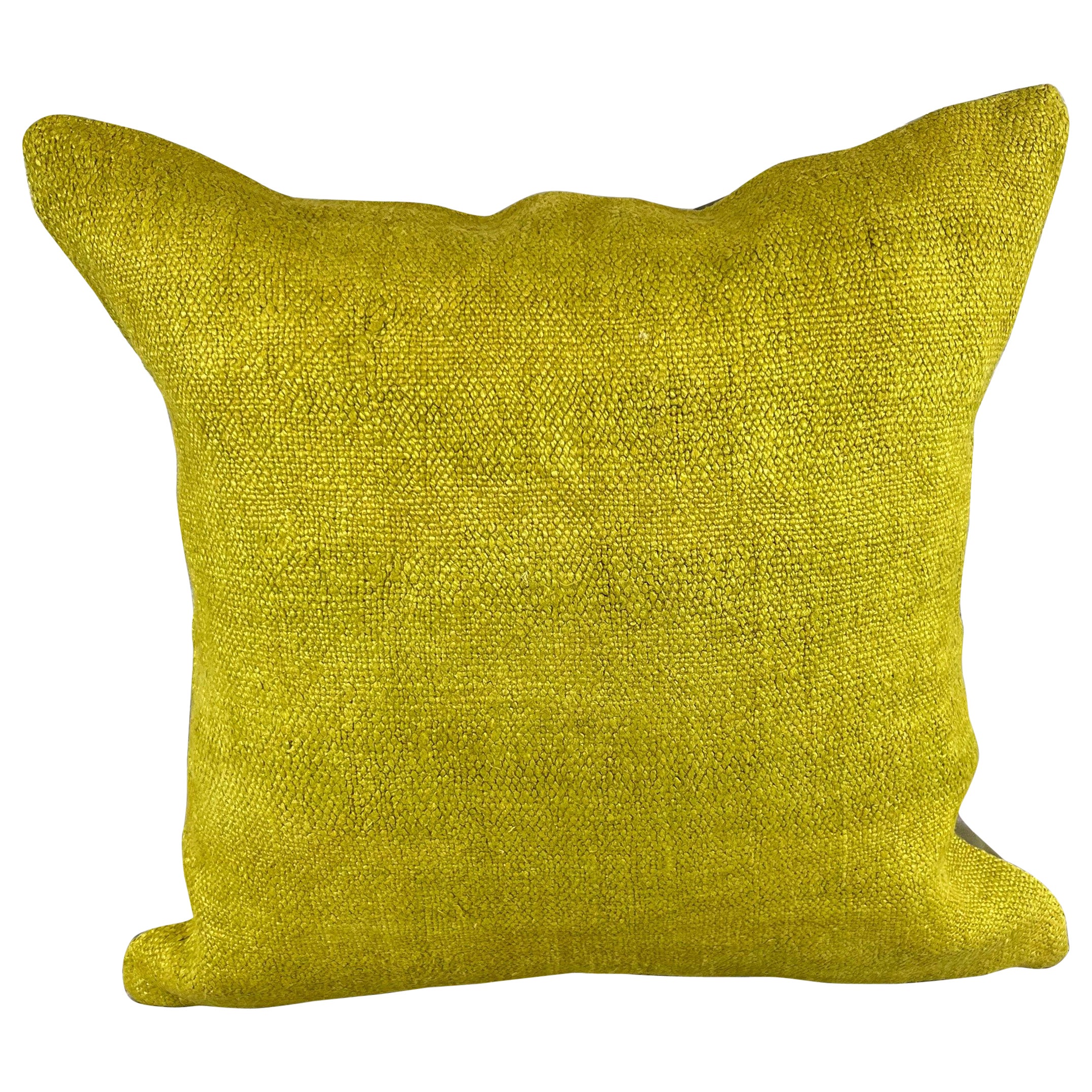 20 x 20 Hemp Kissen Türkisches Kissen Natürliches Grünes Kissen Cushion Cover #6305