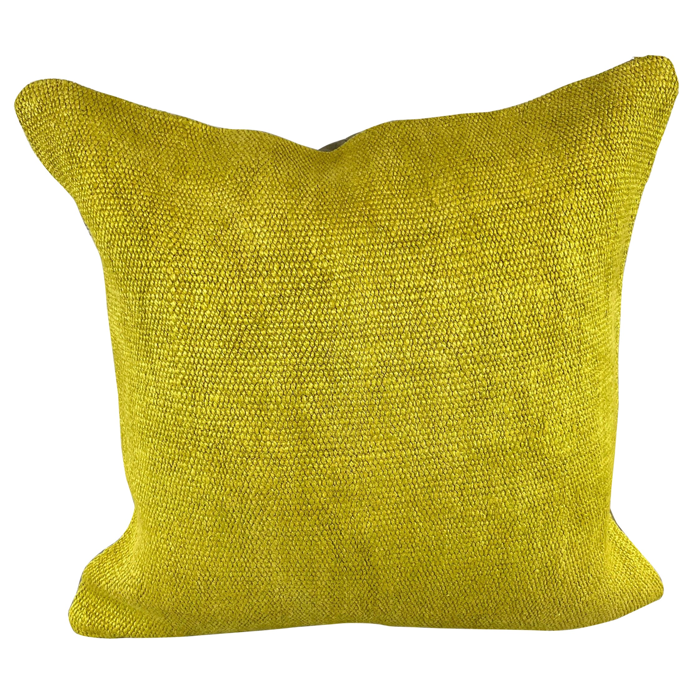 20 x 20 Hemp Kissen Türkisches Kissen Natürliches Grünes Kissen Cushion Cover #6306