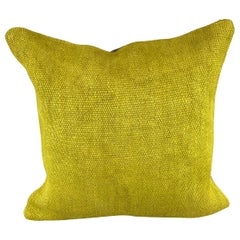 20 x 20 Hemp Pillow Turkish Cushion Natural Green Pillow Cushion Cover #6306