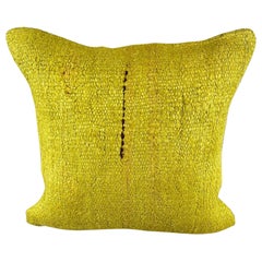 20 x 20 Almohada de cáñamo Cojín turco Almohada verde natural Funda de cojín #6315