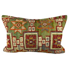 Coussin d'oreiller Kilim Topkapi Comfort turc 16 x 24 #6838