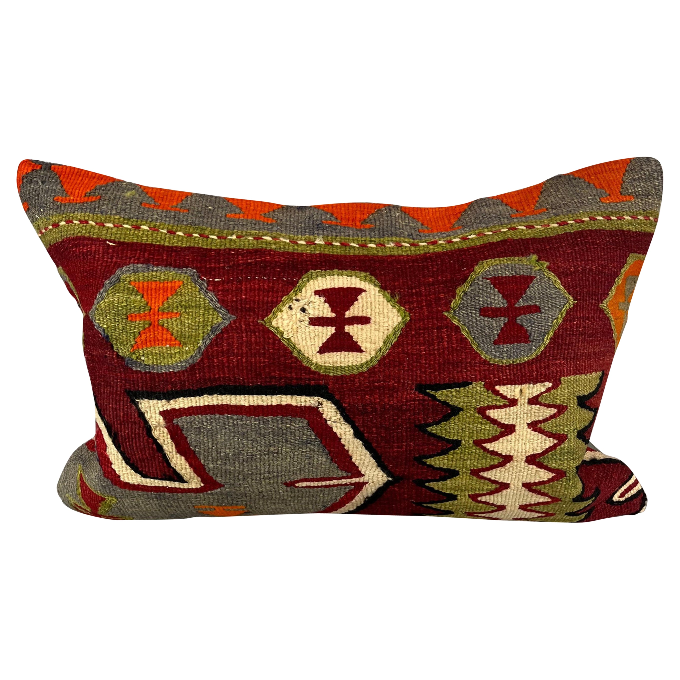 16 x 24 Kelim Turkish Cushion Golden Gate Comfort Kissen-Kissenbezug #6832