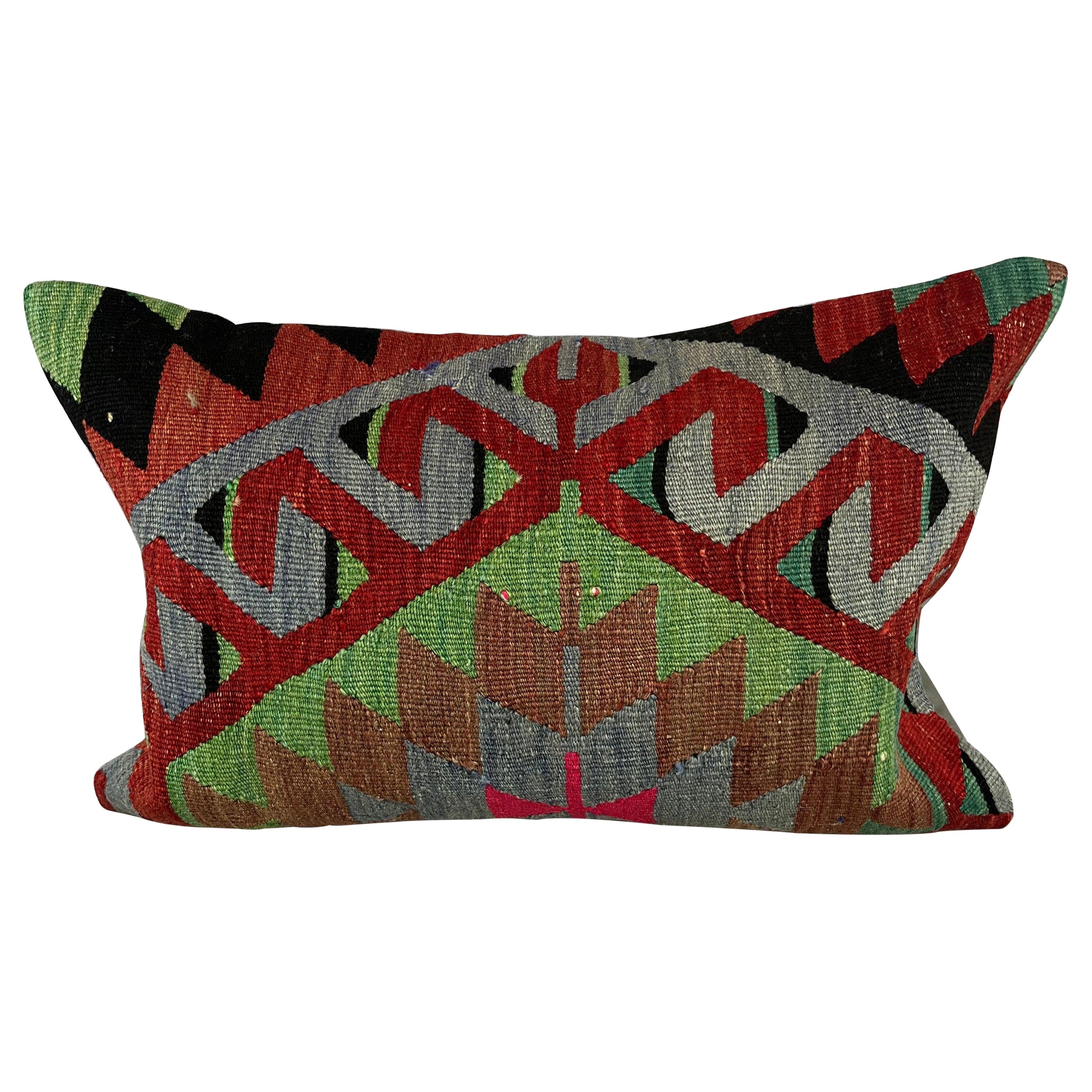 16 x 24 Cojín Kilim Cojín turco Cojín de descanso de Anatolia Funda de cojín #6904