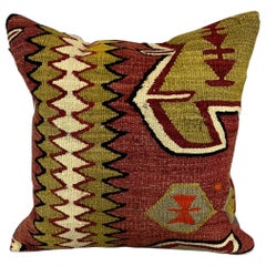 20 x 20 Cojín Turco Kilim Natural Otomano Majestad Almohada Funda de Cojín #6753
