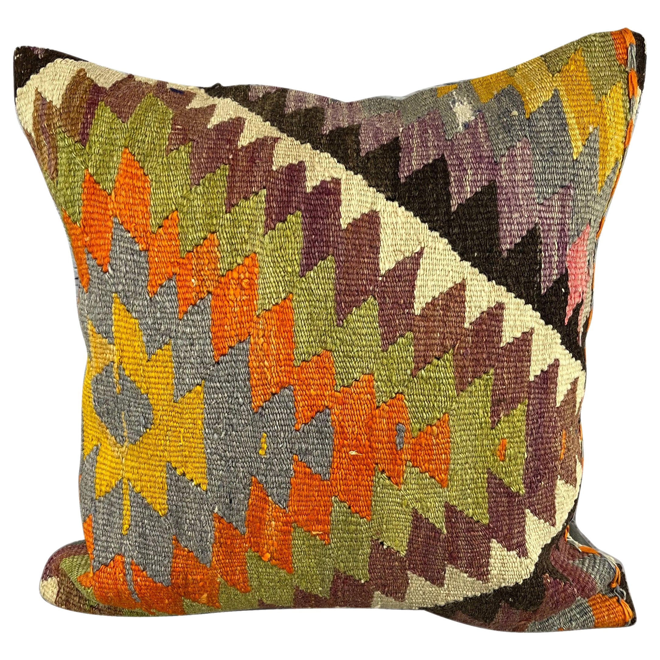 20 x 20 Kilim türkische Kissen natürliche Ägäis Gelassenheit Kissen Kissenbezug #6743