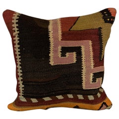 20 x 20 Kilim Pillow Turkish Cushion Natural Tribal Pillow Cushion Cover #6762