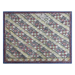 Antique double-sided textiles from the 19th century, Embroidery - N° 1449