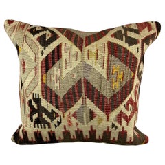 20 x 20 Cojín Kilim Cojín Turco Cojín Marrón Natural Funda de Cojín #6822