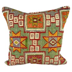 20 x 20 Kilim Pillow Turkish Cushion Natural Green Pillow Cushion Cover #6784