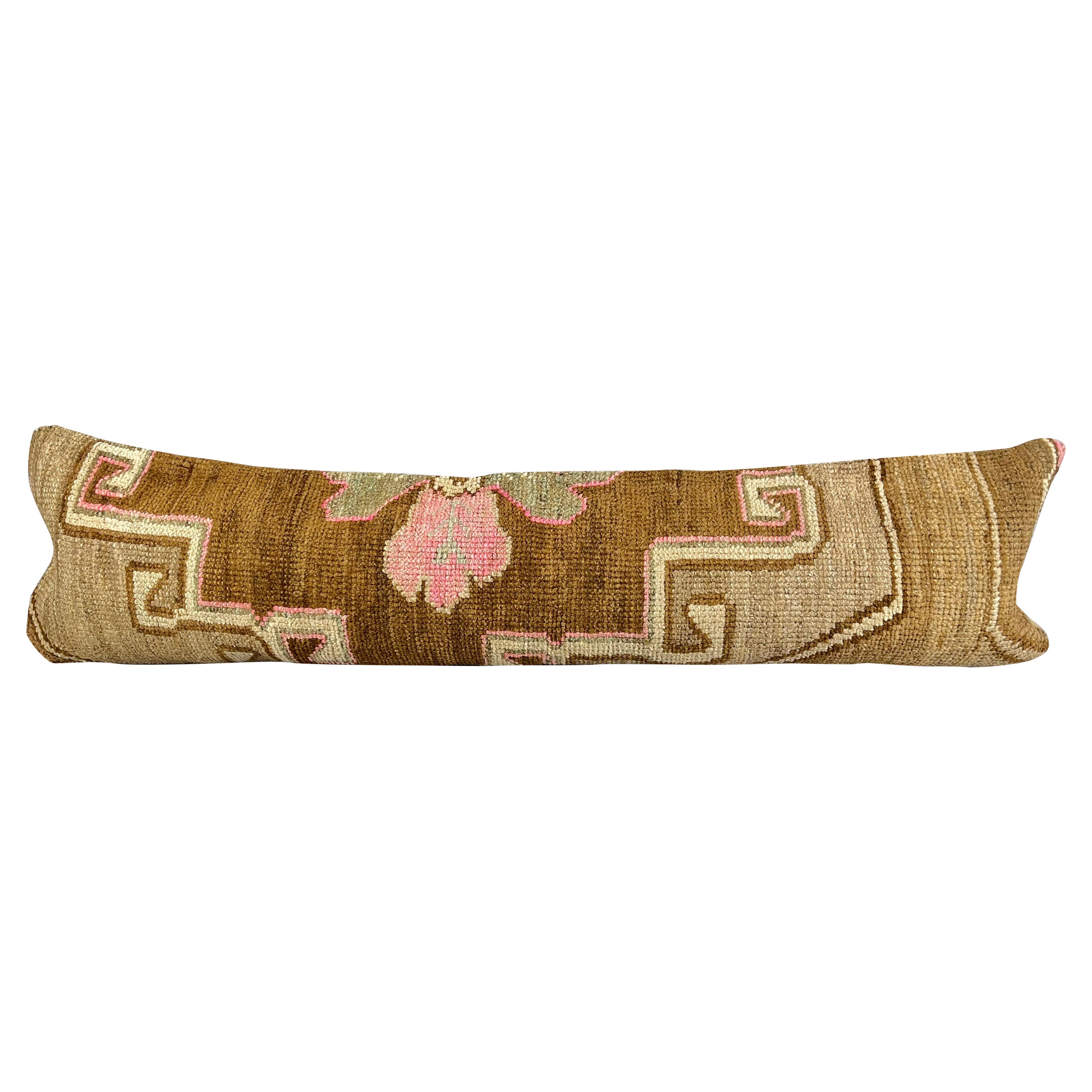 Tapis d'oreiller turc coussin de 12 x 46 couvercle exquis de fabrication artisanale n°7785