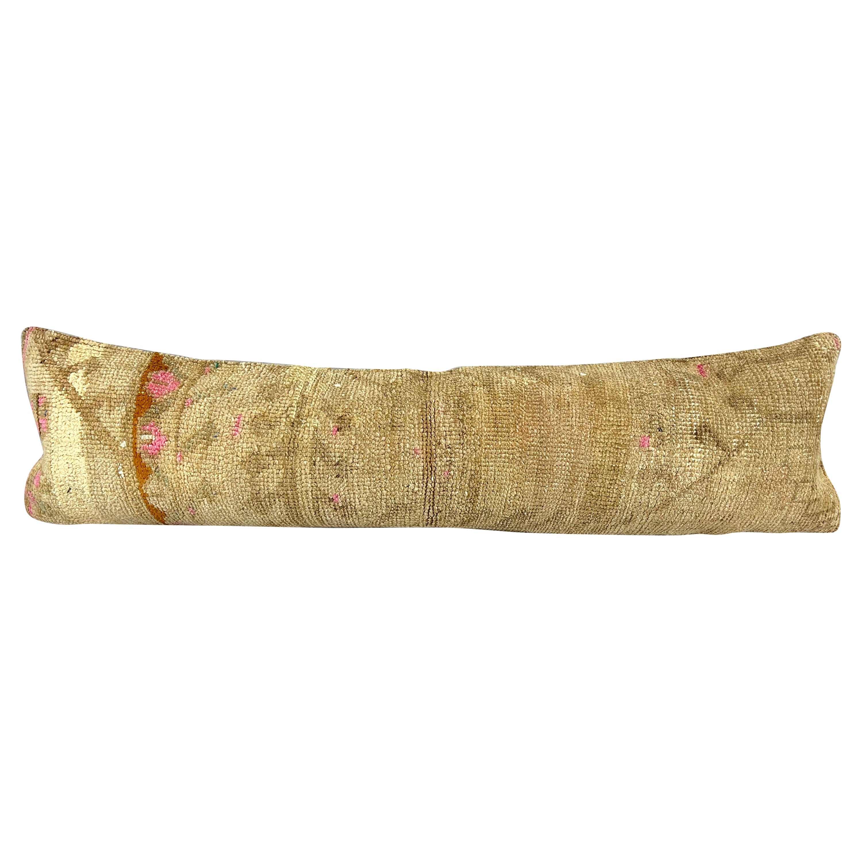 12 x 46 Lumbar Rug Pillow Artisanal Flair Turkish Pillow Cushion Cover #7854