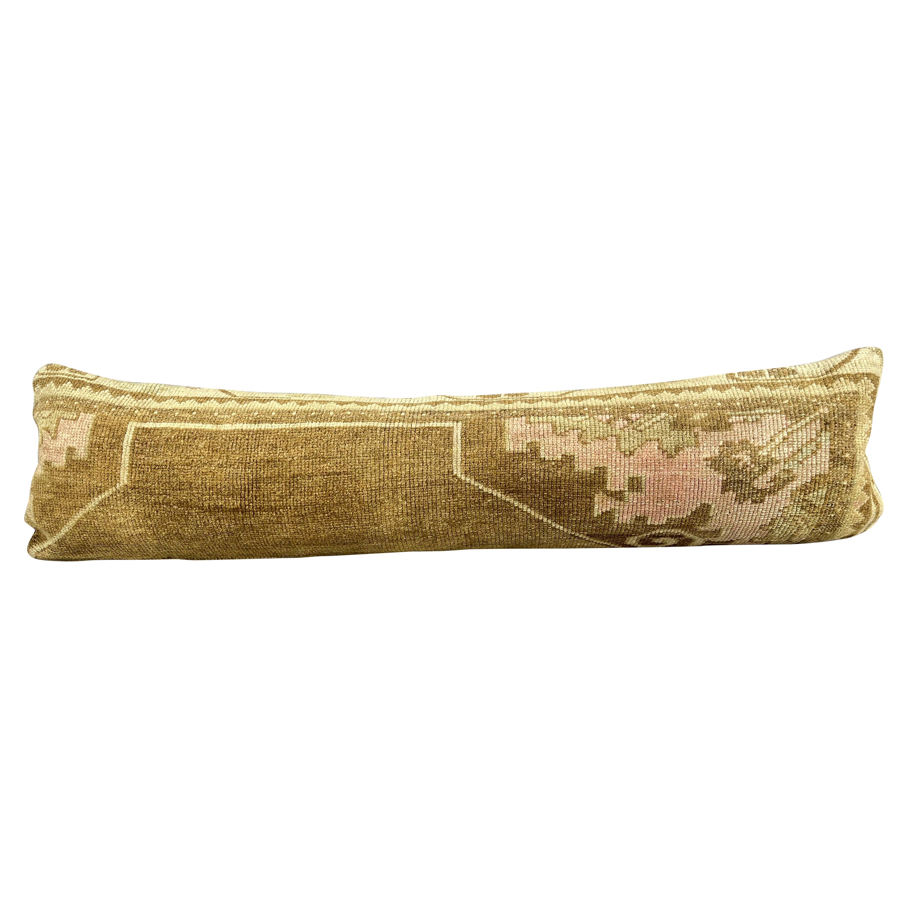 12 x 46 Lendenteppich Heritage Heirlooms Türkisches Kissen mit Kissenbezug #7530 im Angebot