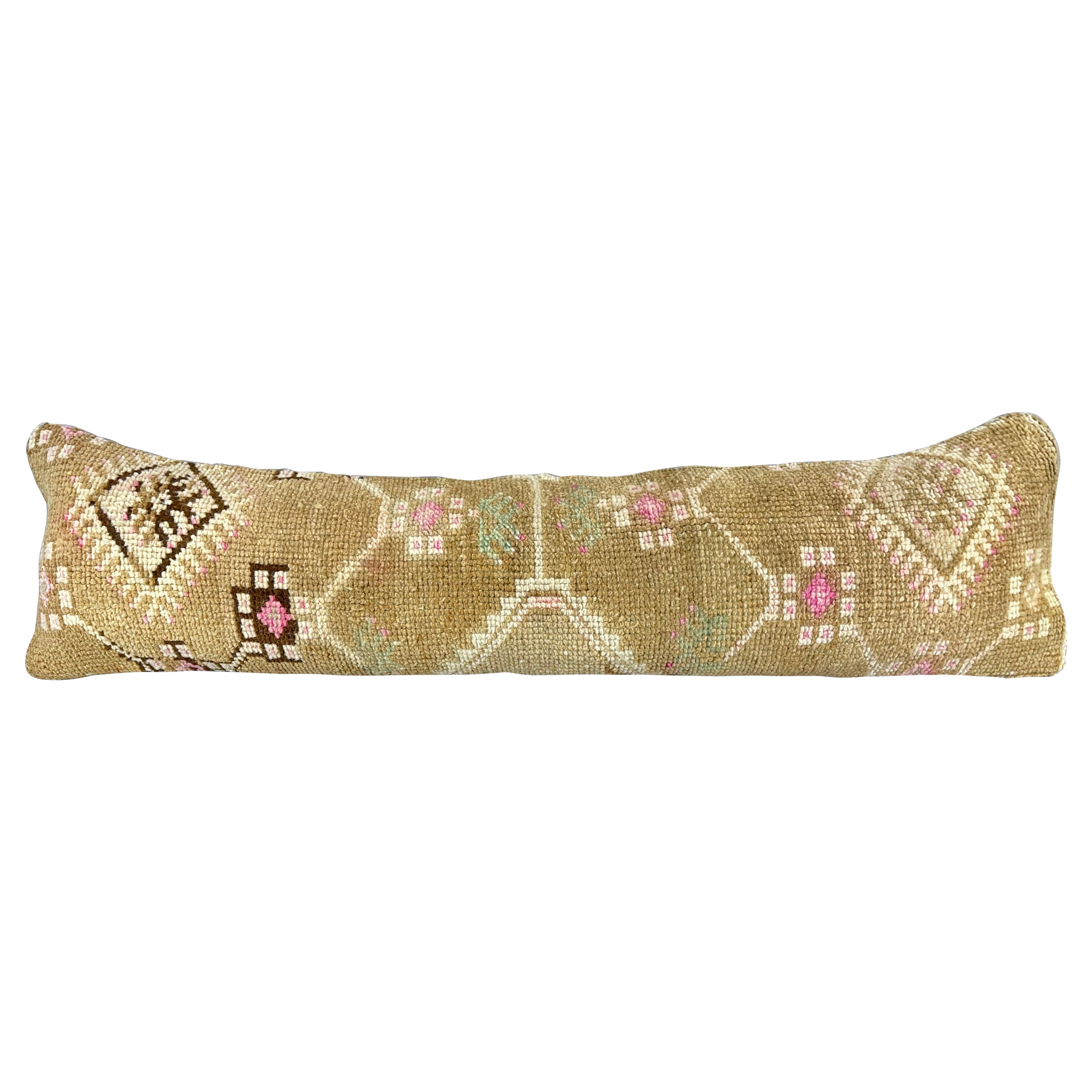 12 x 46 Lumbar Rug Pillow Istanbul Dream Turkish Pillow Cushion Cover #7516