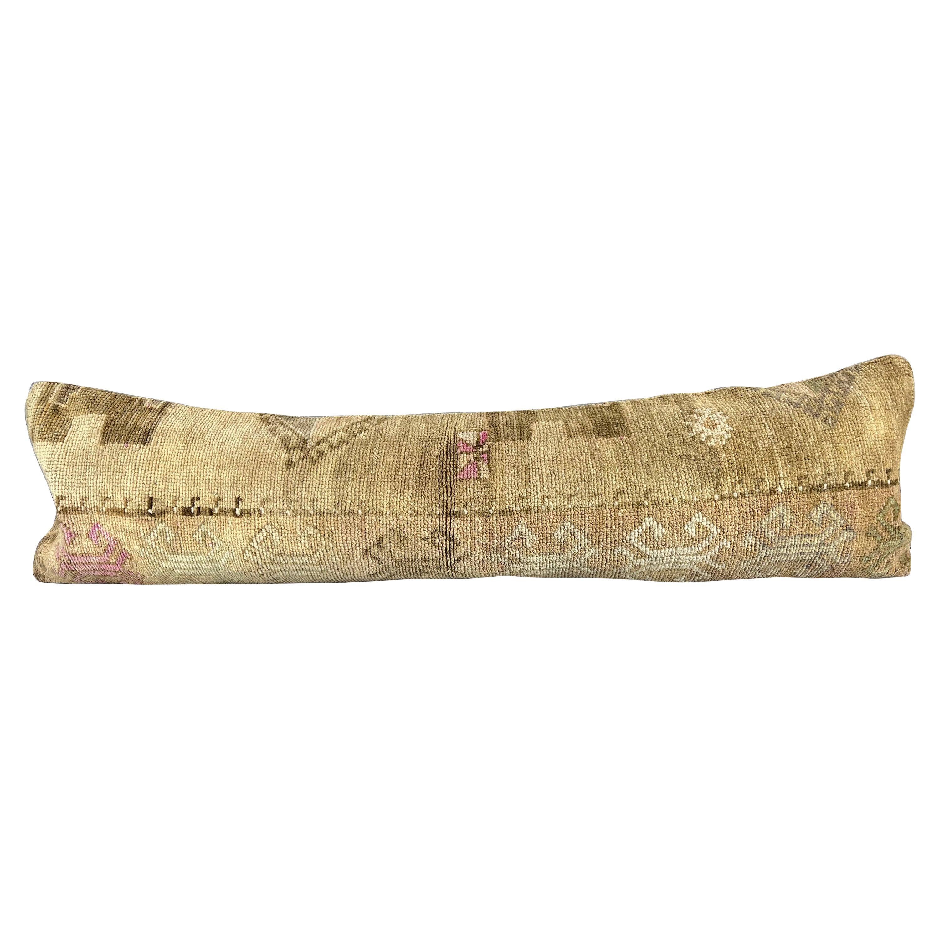 Oreiller de tapis lombaire 12 x 46 Anatolian Jewel Turkish Coussin Cover #7770