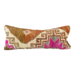 14 x 35 Lumbar Rug Pillow Luxe Corner Turkish Pillow Cushion Cover #7586