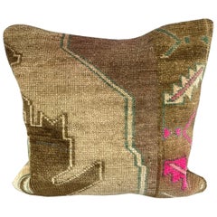 20 x 20 Rug Pillow Ethereal Reverie Turkish Pillow Cushion Cover #7655